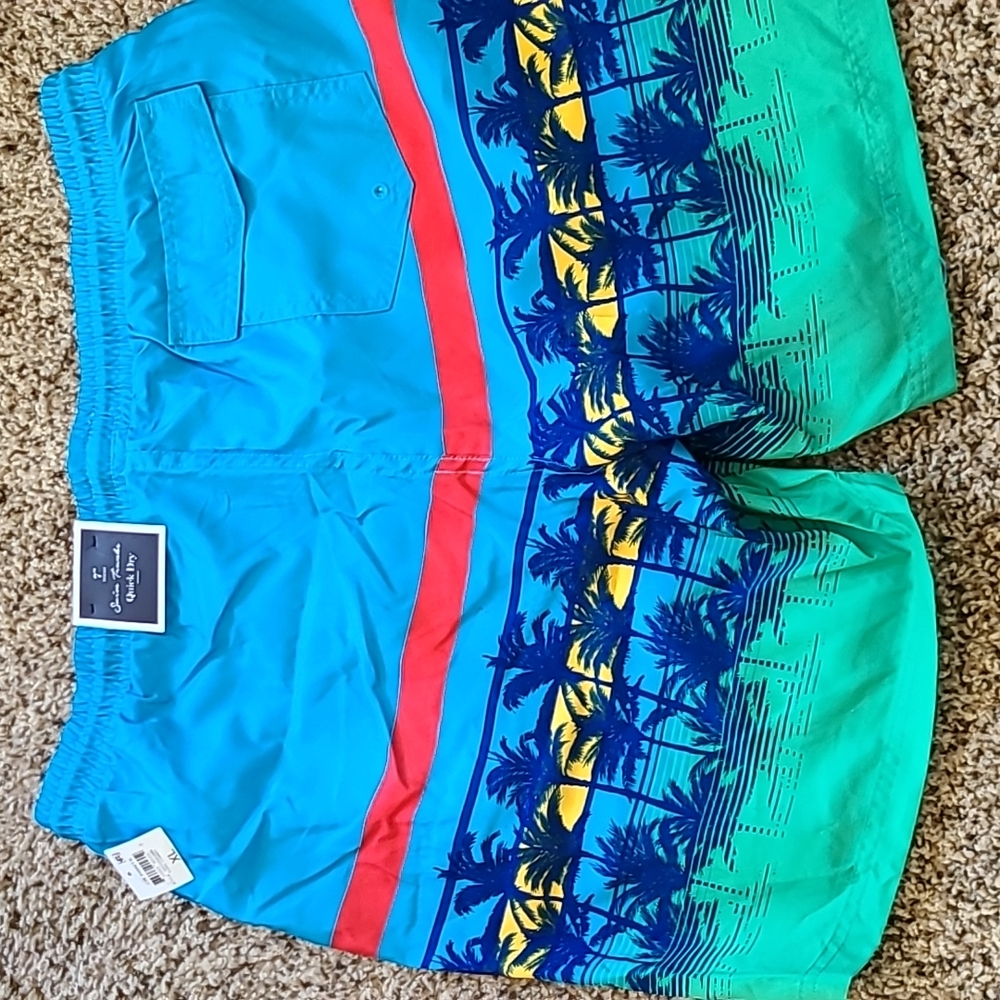 Club Rm palm acqua swim trunks